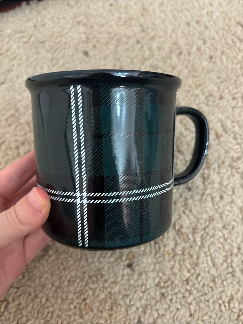 NWT place & time Plaid Mug
